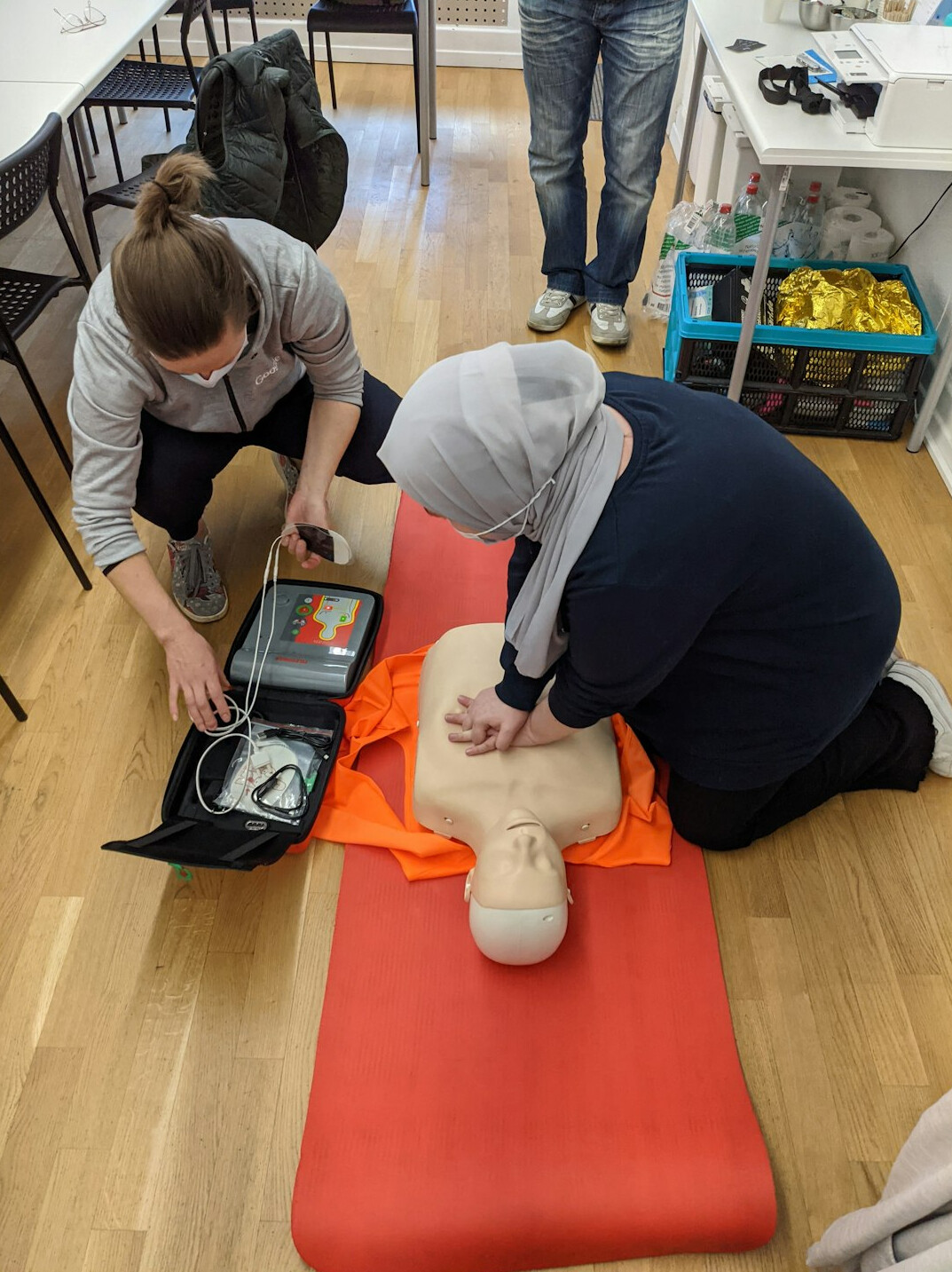 healthcare training session